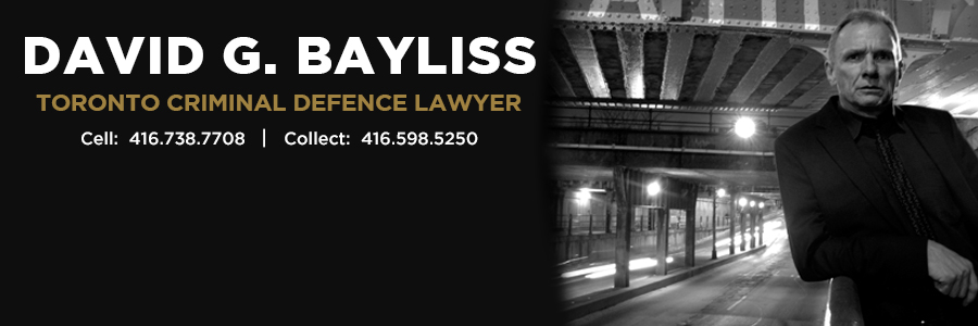 David G. Bayliss Toronto Criminal Defence Lawyer